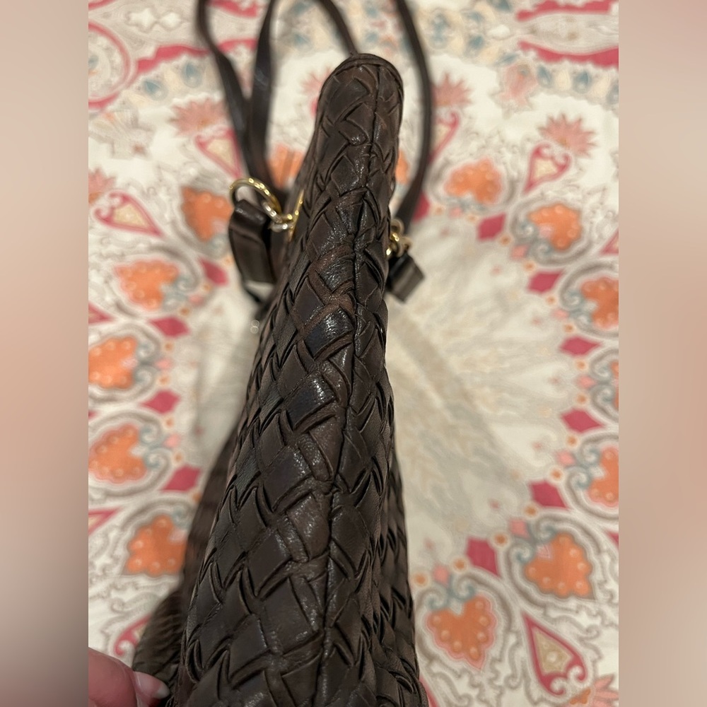 Bally Vintage 1990’s Braided Leather Shoulder Bag - Picture 8 of 12